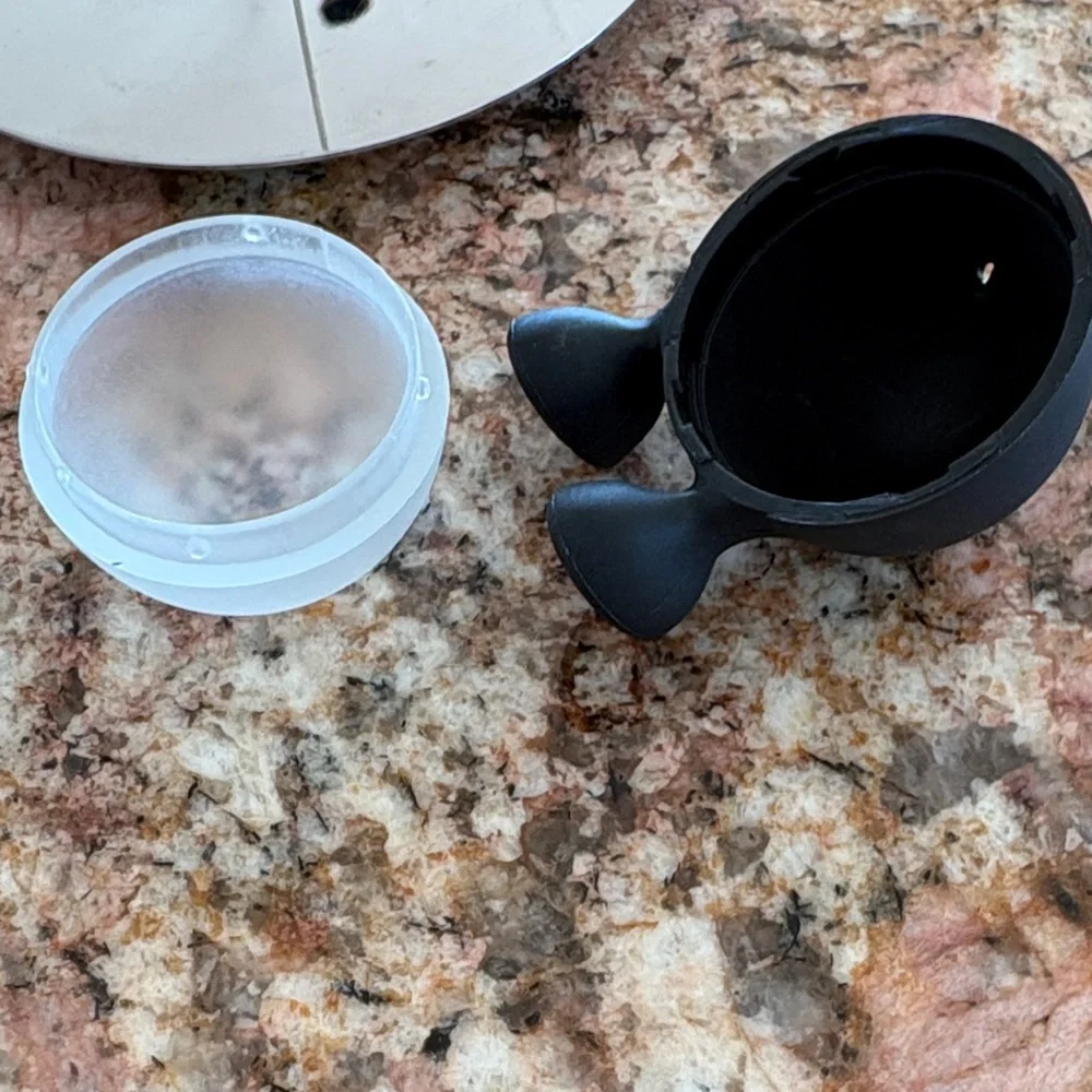 Modern Black and White Magnetic Salt and Pepper Shakers